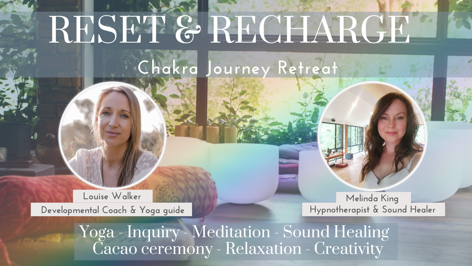 RESET & RECHARGE - Chakra Journey Retreat at La Tierra Curativa - Nov/ Dec date TBC
